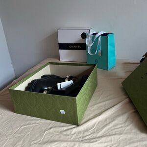 Gucci Black and Cream Leather Interior